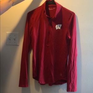 Wisconsin Badger quarter zip